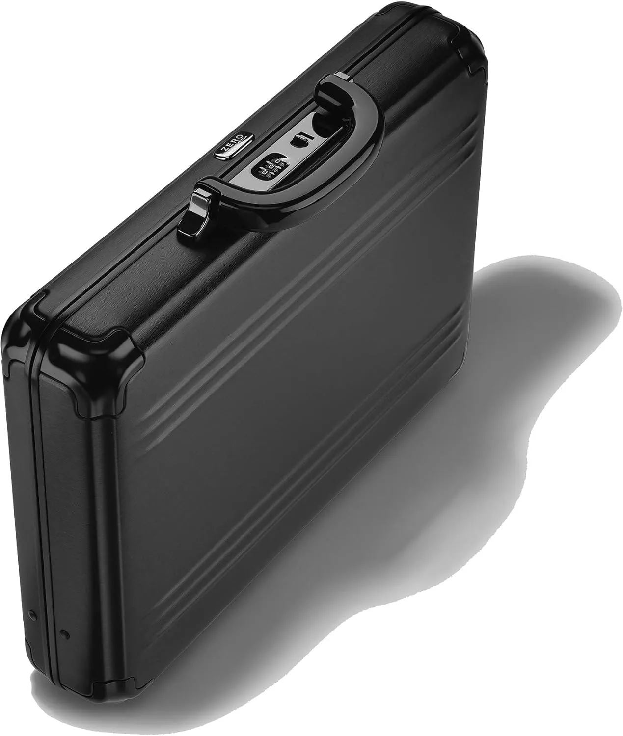 ZERO Halliburton Pursuit Aluminum Hardside Attach (Black, Medium Attach)