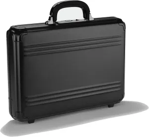 ZERO Halliburton Pursuit Aluminum Hardside Attach (Black, Medium Attach)