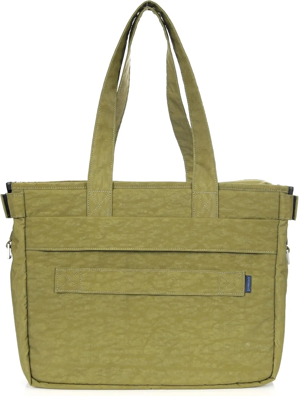 ZIMEGO Stylish Casual Business Laptop Tote Bag  Durable Travel Crossbody Shoulder Bag